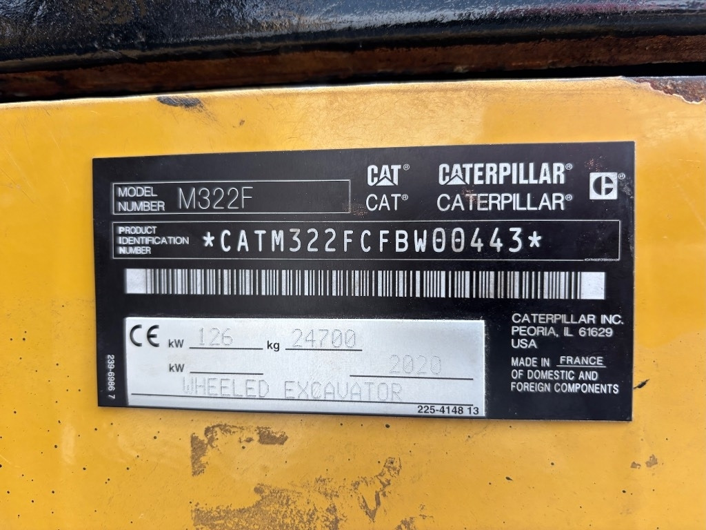 Колёсный экскаватор CAT M 322 F - M322 - M 320 - M 318: фото 30