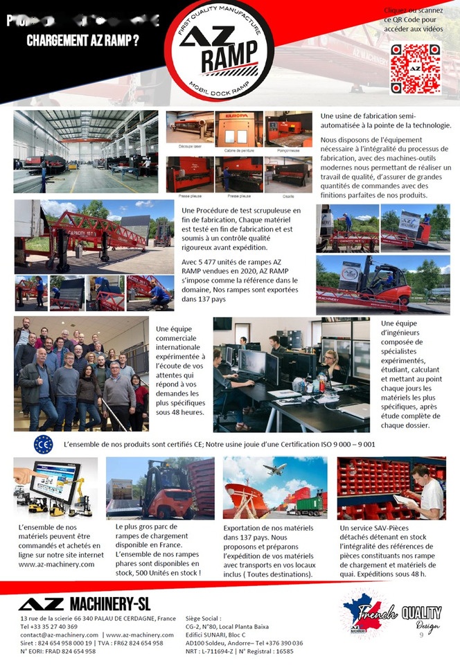 AZ RAMP PRIME XS-6 mobile loading ramp - Погрузочная рампа: фото 5 AZ RAMP PRIME XS-6 mobile loading ramp - Погрузочная рампа: фото 5