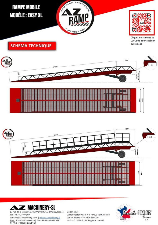 **RENTAL 12-24-36 Month** AZ RAMP-EASY XL-8 . Mobil Loading Ramp - Погрузочная рампа: фото 5 **RENTAL 12-24-36 Month** AZ RAMP-EASY XL-8 . Mobil Loading Ramp - Погрузочная рампа: фото 5