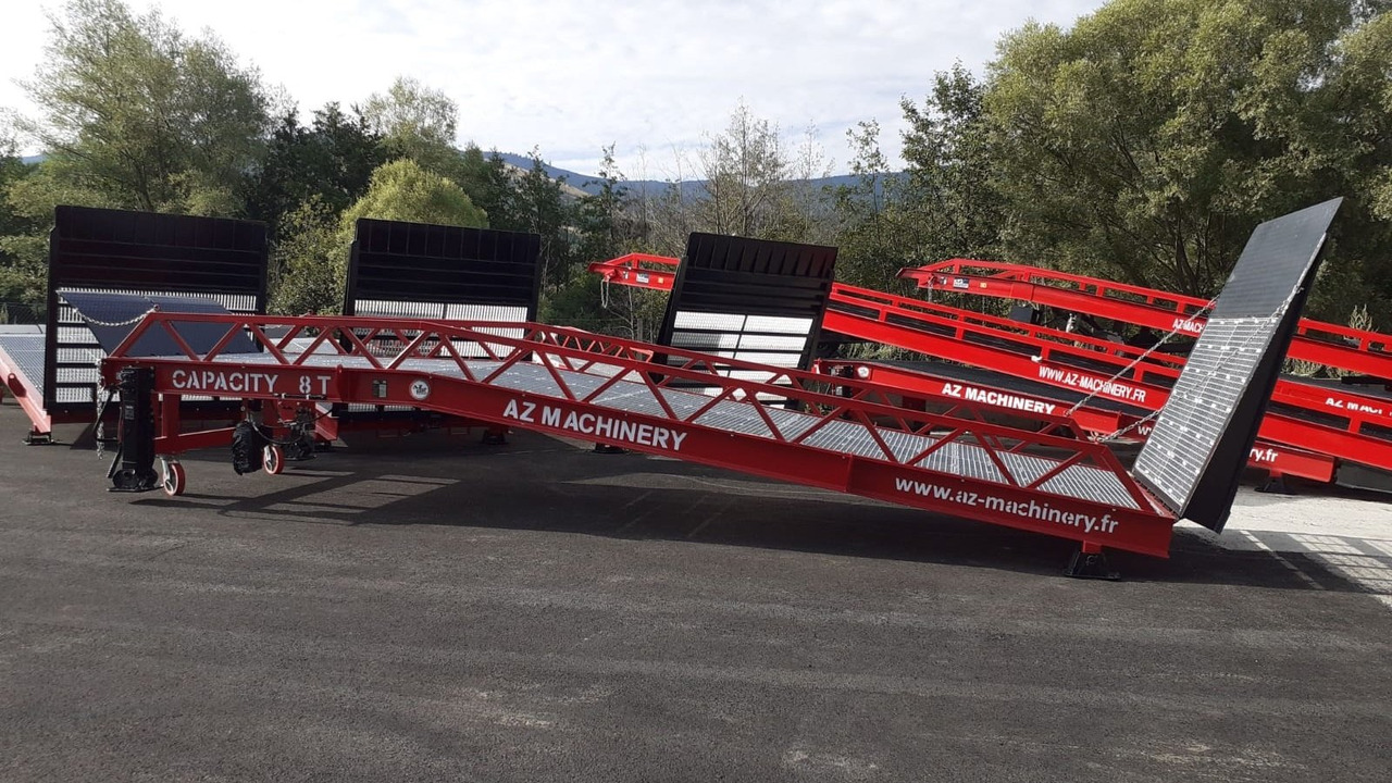 Новый Погрузочная рампа **RENTAL** Loading Ramp with with hydraulic tilting bridge -  AZ RAMP - STAR- 8T. 8 ton capacity: фото 12