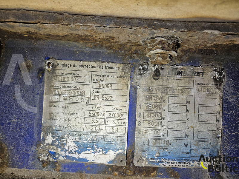 Тентованный полуприцеп LAMBERET YS-2P5: фото 17 Тентованный полуприцеп LAMBERET YS-2P5: фото 17