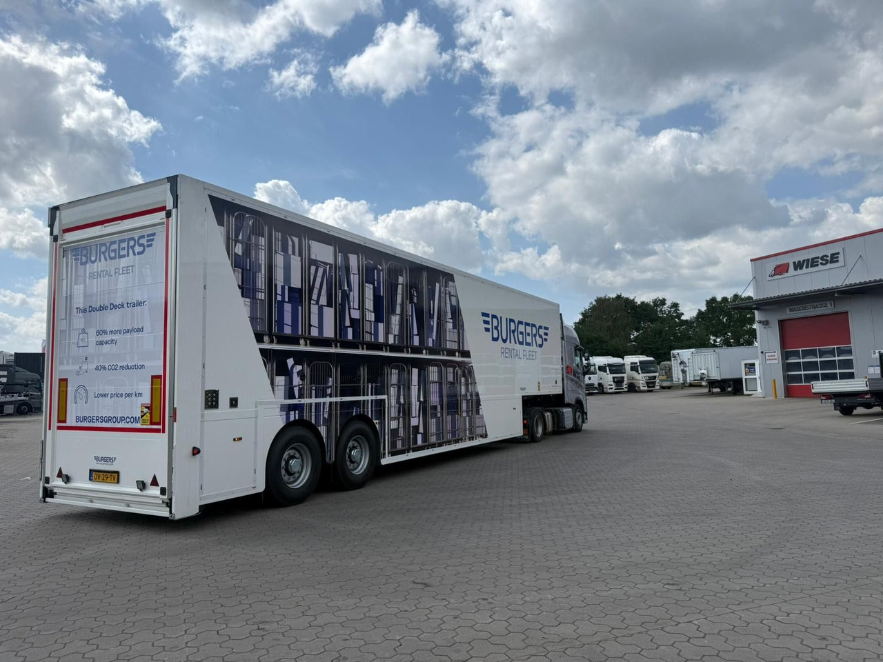 Burgers Doppelstock Trailer 60% mehr Ladefläche - Низкорамный полуприцеп: фото 4 Burgers Doppelstock Trailer 60% mehr Ladefläche - Низкорамный полуприцеп: фото 4