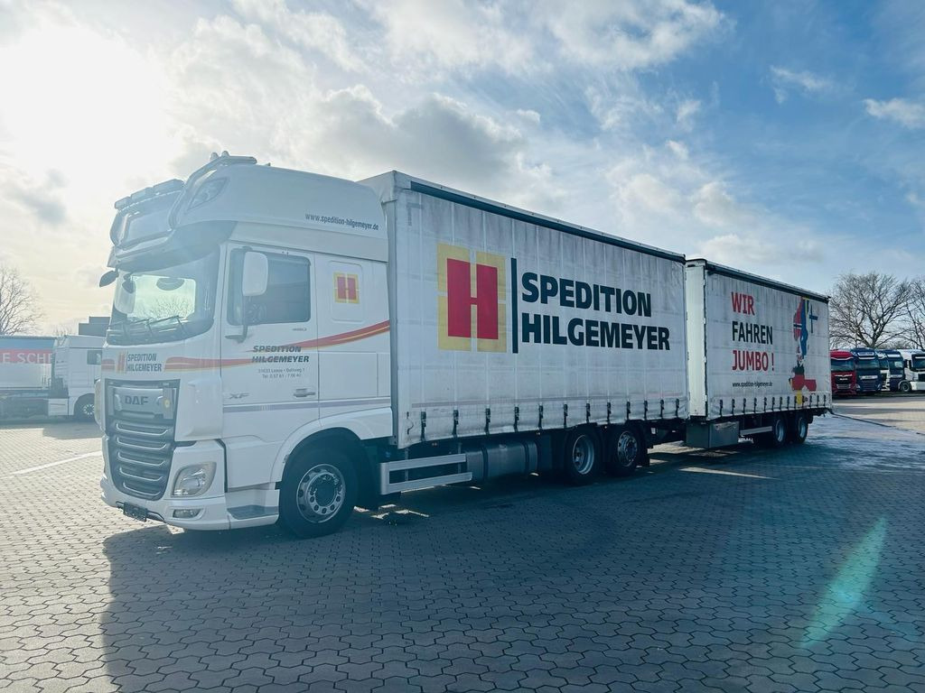 DAF XF 480 FAN LowDeck 6x2 Jumbo sehr sauber - Тентованный грузовик: фото 2 DAF XF 480 FAN LowDeck 6x2 Jumbo sehr sauber - Тентованный грузовик: фото 2