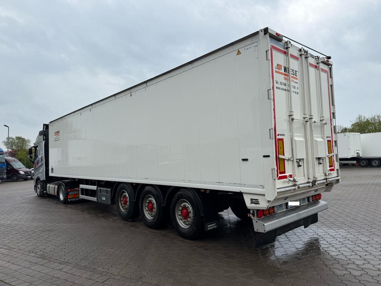 Knapen K100 Schubboden 80m³ Powersheet Lenkachse Agrar - Полуприцеп с подвижным полом: фото 4 Knapen K100 Schubboden 80m³ Powersheet Lenkachse Agrar - Полуприцеп с подвижным полом: фото 4