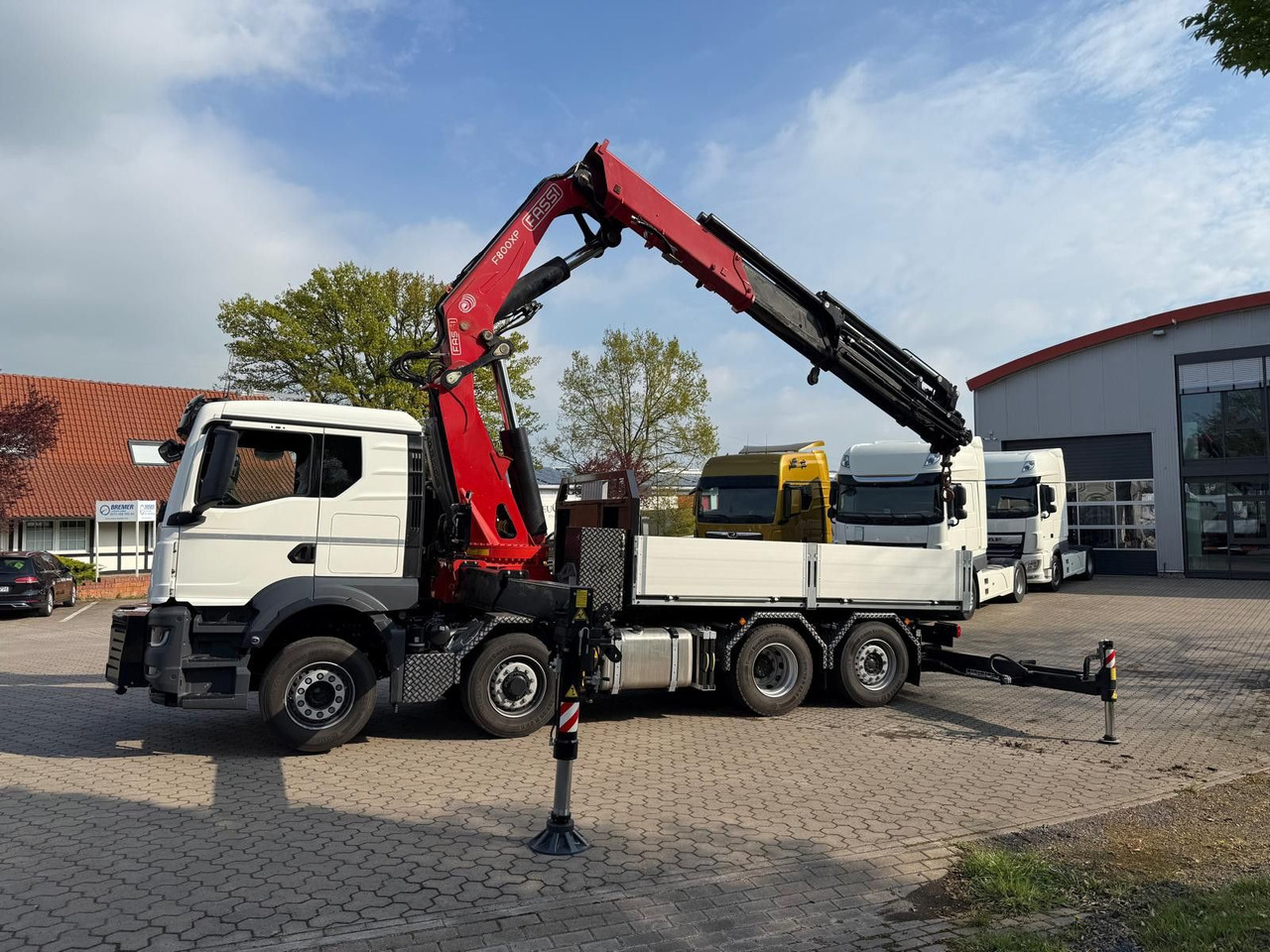 MAN 35.520 8x4 Kran Fassi F800, OHNE ABSTÜTZÜBERWACH - Грузовик бортовой/ Платформа, Автоманипулятор: фото 3 MAN 35.520 8x4 Kran Fassi F800, OHNE ABSTÜTZÜBERWACH - Грузовик бортовой/ Платформа, Автоманипулятор: фото 3