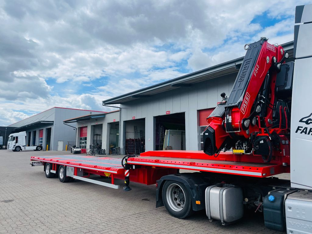 Wiese Stufensattel Tieflader mit Kran Fassi F545  в лизинг Wiese Stufensattel Tieflader mit Kran Fassi F545: фото 8