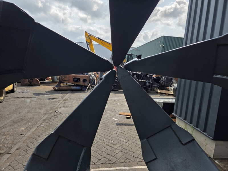 Грейфер для Строительной техники Liebherr gm 75 poliepgrijper 3500 liter orange peel liebherr lh 110 lh 150mantsinen 3500 liter: фото 7