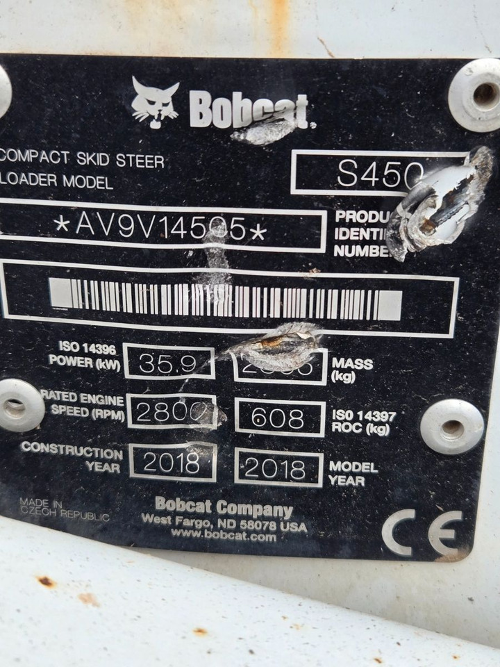 Bobcat S450 - Колёсный погрузчик: фото 2 Bobcat S450 - Колёсный погрузчик: фото 2