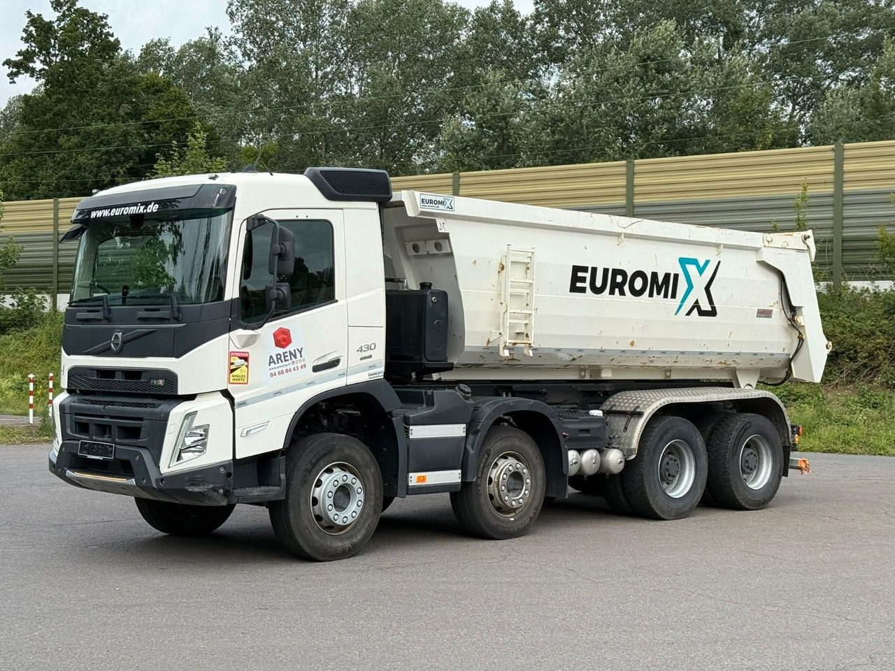 Volvo FMX 430 8X4 EuromixMTP 16m³ Hydraulische Klappe - Самосвал: фото 1 Volvo FMX 430 8X4 EuromixMTP 16m³ Hydraulische Klappe - Самосвал: фото 1