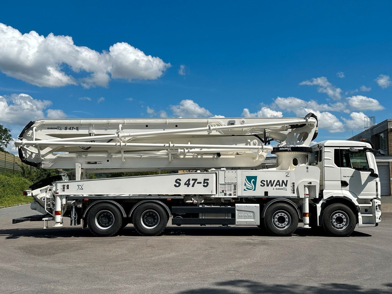 Volvo FMX 500 8x4 SWAN 47m Betonpumpe EuromixMTP - Автобетононасос: фото 1 Volvo FMX 500 8x4 SWAN 47m Betonpumpe EuromixMTP - Автобетононасос: фото 1