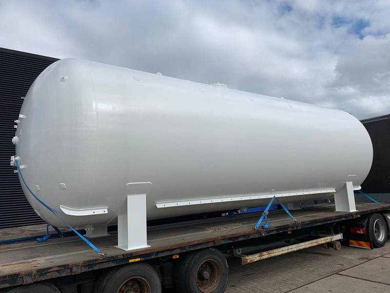 Visser 50m3 (25ton) gastank stationary gastank On flatbed trailer - Gas, Gaz, LPG, GPL, Propane, Butane ID 1.018 - Топливный бак: фото 1 Visser 50m3 (25ton) gastank stationary gastank On flatbed trailer - Gas, Gaz, LPG, GPL, Propane, Butane ID 1.018 - Топливный бак: фото 1