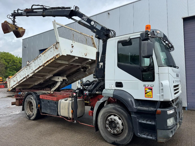 Iveco Stralis 270 **TIPPER+CRANE+ROTATOR+GRABBER** - Самосвал, Автоманипулятор: фото 1 Iveco Stralis 270 **TIPPER+CRANE+ROTATOR+GRABBER** - Самосвал, Автоманипулятор: фото 1