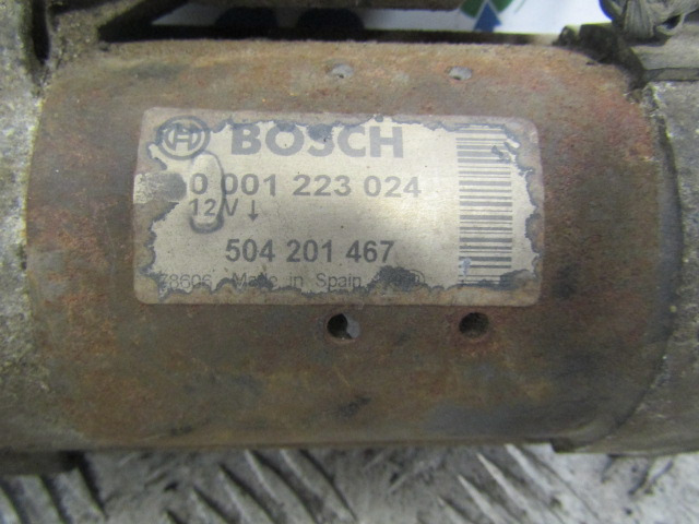 IVECO DAILY 3.0 (FICE 3481C) STARTER MOTOR BOSCH P/NO 0-001223024 - Электрическая система для Грузовиков: фото 2 IVECO DAILY 3.0 (FICE 3481C) STARTER MOTOR BOSCH P/NO 0-001223024 - Электрическая система для Грузовиков: фото 2