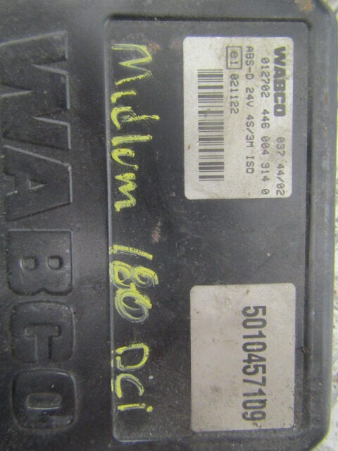 RENAULT MIDLUM DCI ABS WABCO CONTROL UNIT P/NO 446004/5010457109 - Электрическая система для Грузовиков: фото 2 RENAULT MIDLUM DCI ABS WABCO CONTROL UNIT P/NO 446004/5010457109 - Электрическая система для Грузовиков: фото 2