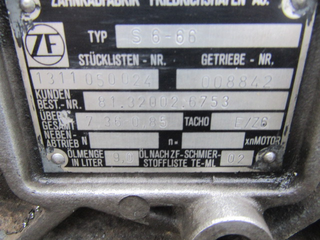 ZF S6-66 6 SPEED GEARBOX - Коробка передач для Грузовиков: фото 2 ZF S6-66 6 SPEED GEARBOX - Коробка передач для Грузовиков: фото 2