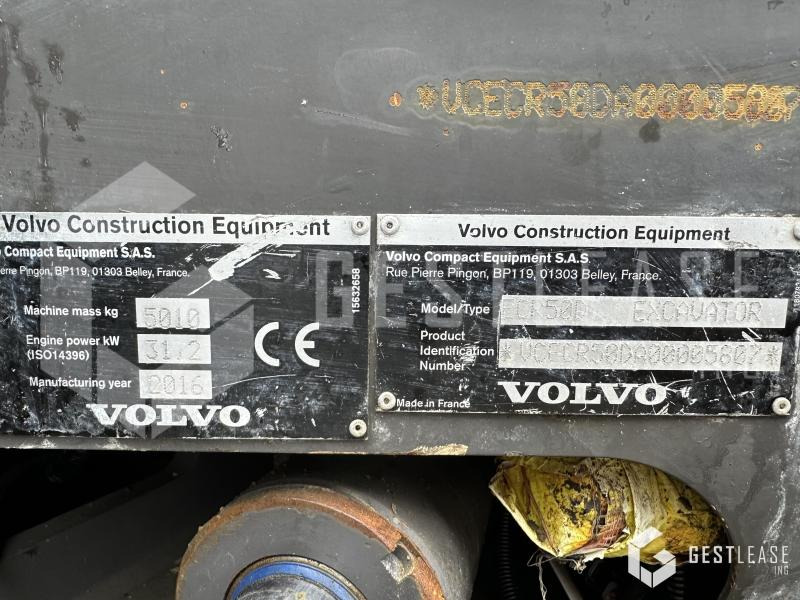 Мини-экскаватор Volvo ECR50D: фото 9