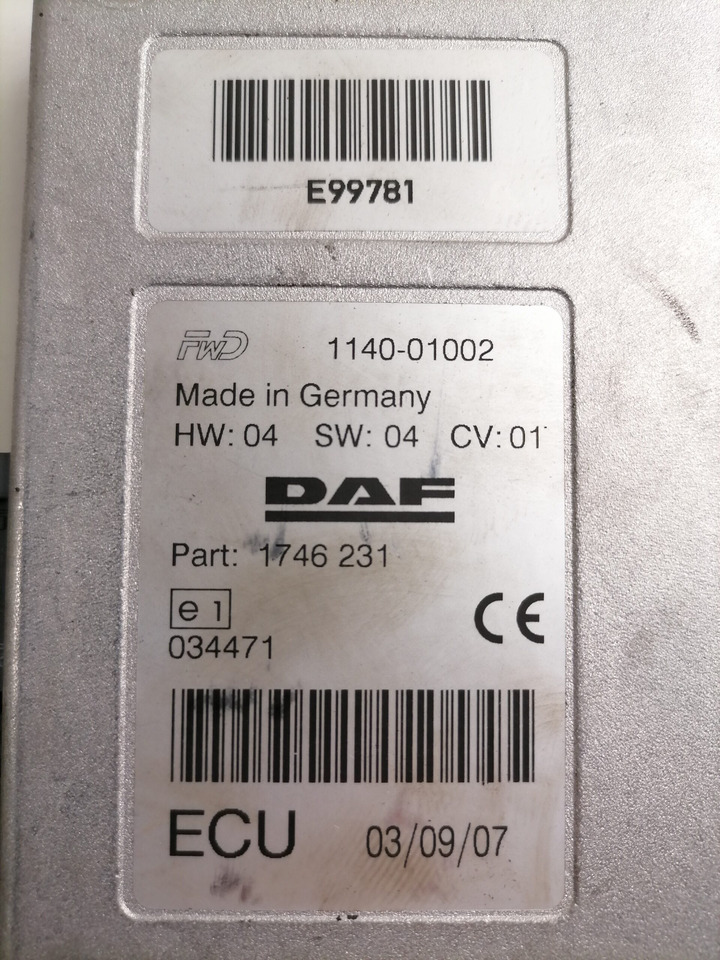 DAF Juhtplokk 1746231 - Универсальная запчасть для Грузовиков: фото 3 DAF Juhtplokk 1746231 - Универсальная запчасть для Грузовиков: фото 3