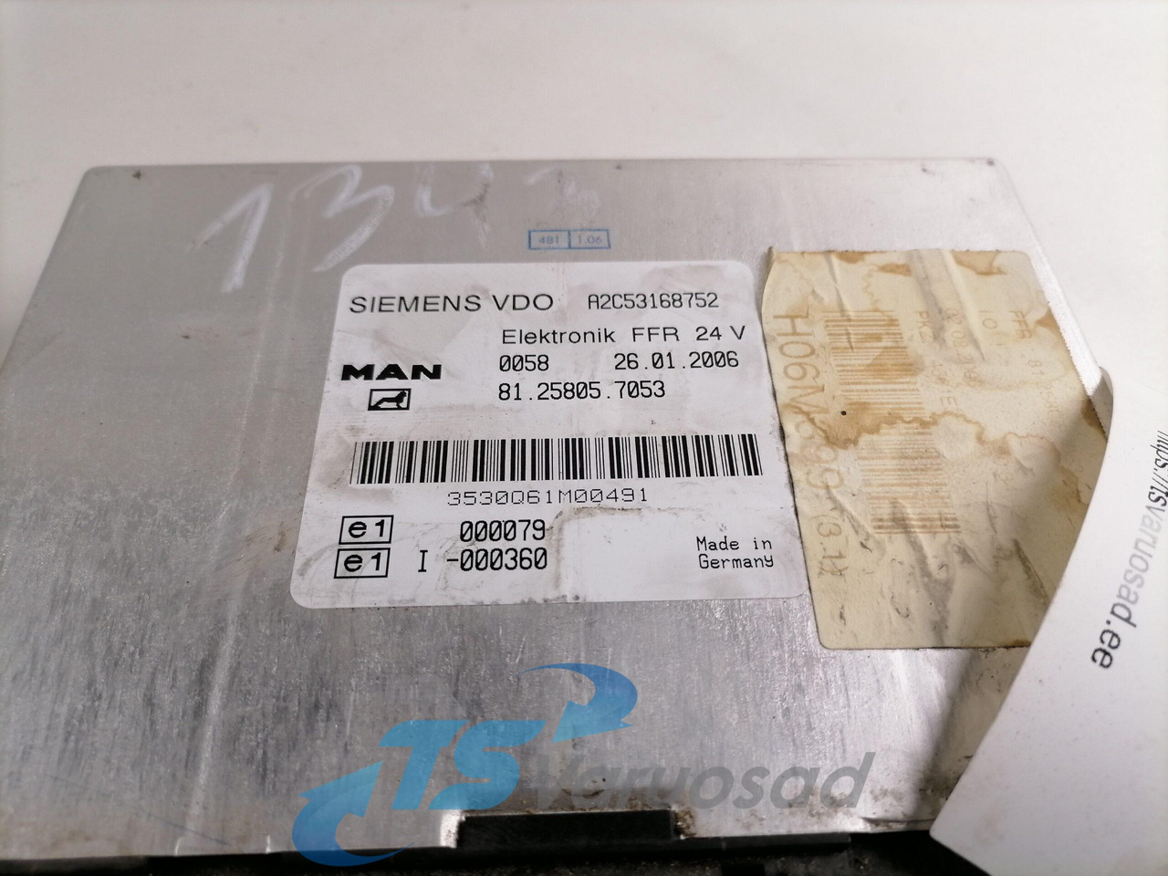 MAN Ecu, FFR 81258057053 - Блок управления для Грузовиков: фото 2 MAN Ecu, FFR 81258057053 - Блок управления для Грузовиков: фото 2