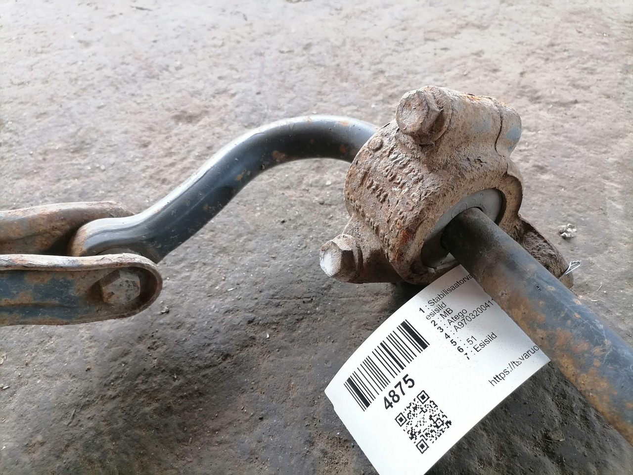 MB Anti-roll bar A9703200411 - Стабилизатор поперечной устойчивости для Грузовиков: фото 5 MB Anti-roll bar A9703200411 - Стабилизатор поперечной устойчивости для Грузовиков: фото 5