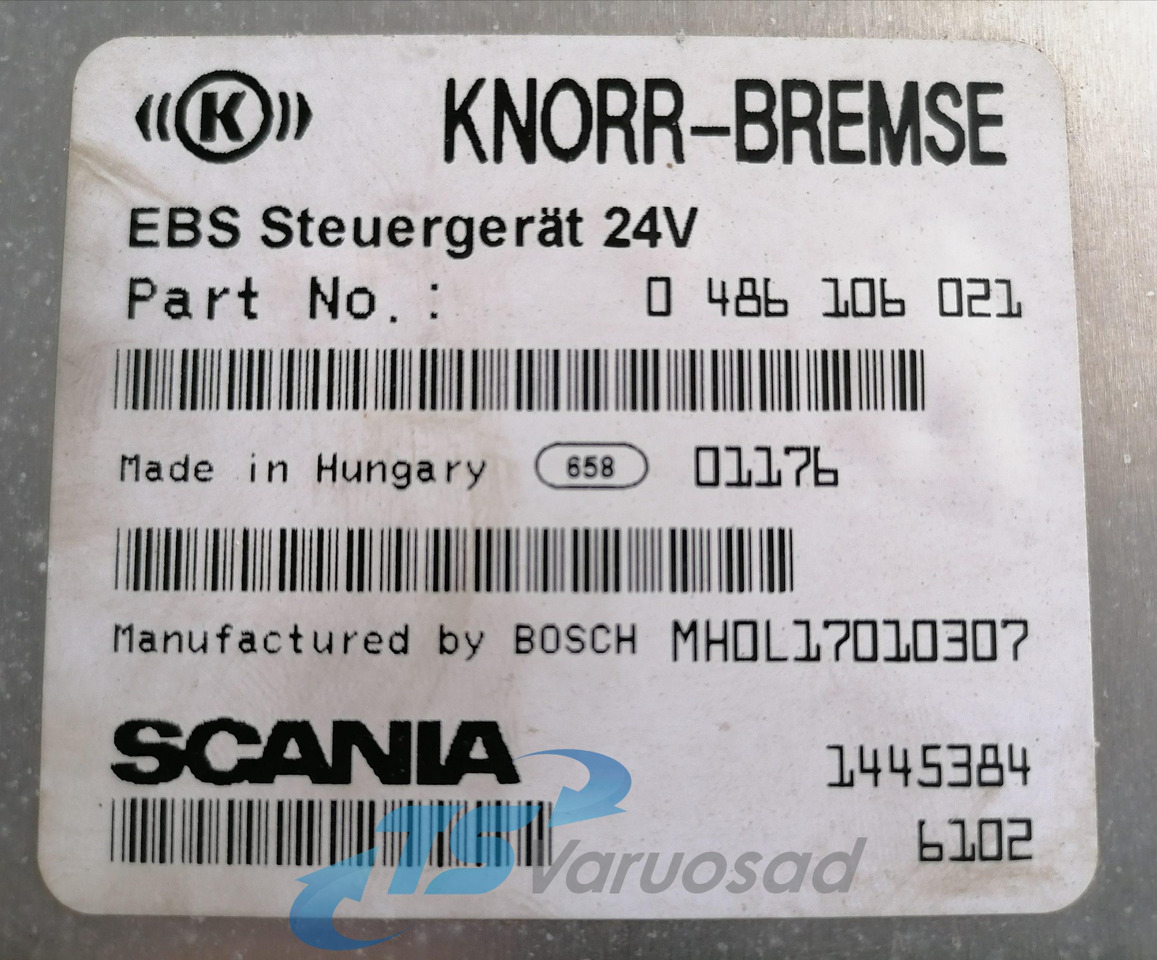 Scania Ecu, EBS 1445384 - Блок управления для Грузовиков: фото 4 Scania Ecu, EBS 1445384 - Блок управления для Грузовиков: фото 4