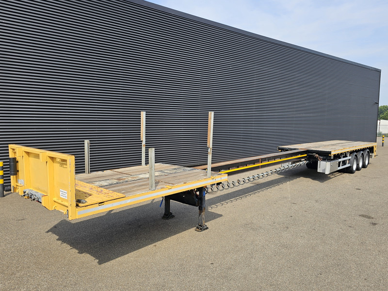 Floor FLUO-18-27F1 / LIFT AXLE / EXTENDABLE - Полуприцеп бортовой/ Платформа: фото 1 Floor FLUO-18-27F1 / LIFT AXLE / EXTENDABLE - Полуприцеп бортовой/ Платформа: фото 1