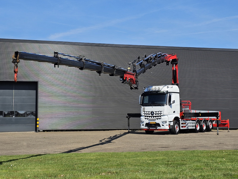Mercedes-Benz AROCS 2553 / 8X4-4 / HMF 50TM CRANE / KRAN + JIB - Грузовик бортовой/ Платформа, Автоманипулятор: фото 4 Mercedes-Benz AROCS 2553 / 8X4-4 / HMF 50TM CRANE / KRAN + JIB - Грузовик бортовой/ Платформа, Автоманипулятор: фото 4