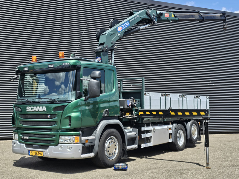 Scania P410 / 6X2-4 / 21 t/m CRANE / KRAN - Автоманипулятор: фото 1 Scania P410 / 6X2-4 / 21 t/m CRANE / KRAN - Автоманипулятор: фото 1