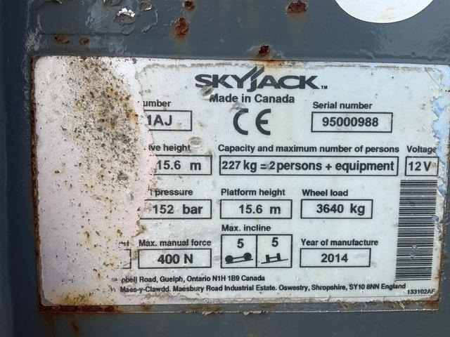 SkyJack SJ51AJ - Коленчатый подъемник: фото 5 SkyJack SJ51AJ - Коленчатый подъемник: фото 5