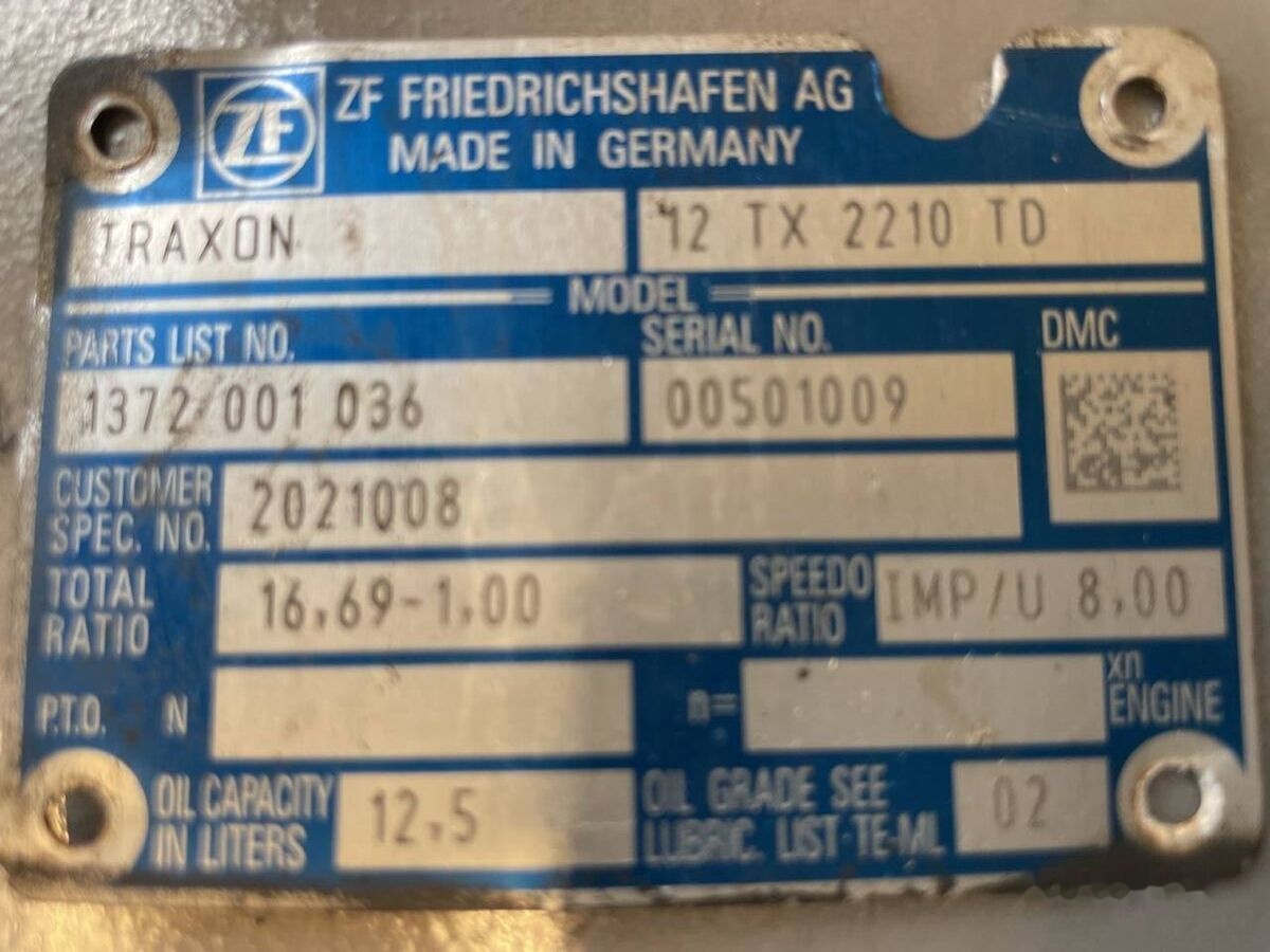 ZF Traxon 12 TX 2210 TD (1372 001 036) - Коробка передач для Грузовиков: фото 3 ZF Traxon 12 TX 2210 TD (1372 001 036) - Коробка передач для Грузовиков: фото 3