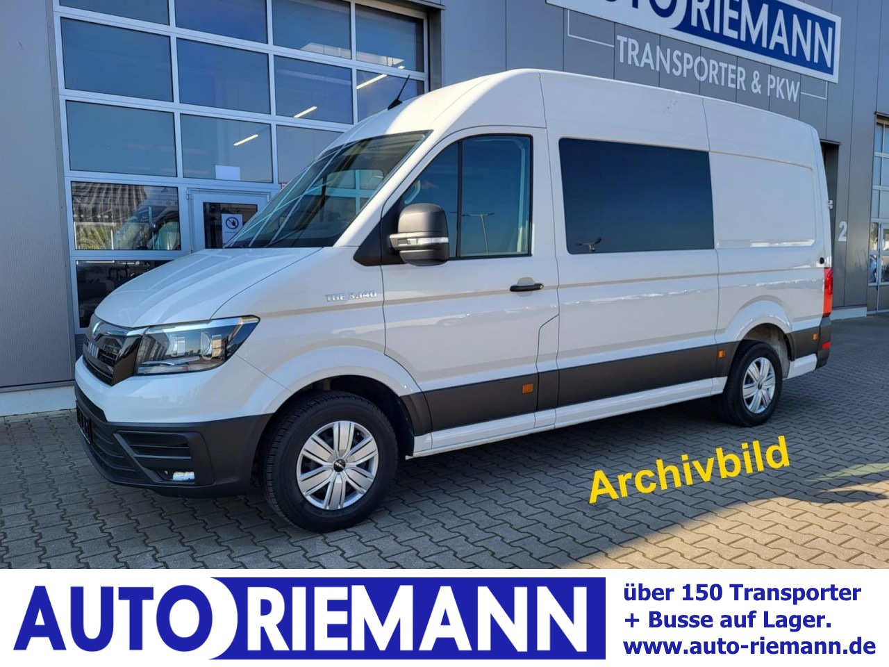 Man TGE 3.140 Kasten Doka Mixto L3H3 - Цельнометаллический фургон, Грузопассажирский фургон: фото 1 Man TGE 3.140 Kasten Doka Mixto L3H3 - Цельнометаллический фургон, Грузопассажирский фургон: фото 1