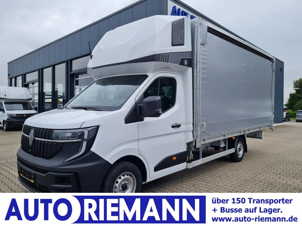 Renault Master 35 Pritsche Schiebe Plane Schlafkab Luftf - Тентованный фургон: фото 1 Renault Master 35 Pritsche Schiebe Plane Schlafkab Luftf - Тентованный фургон: фото 1