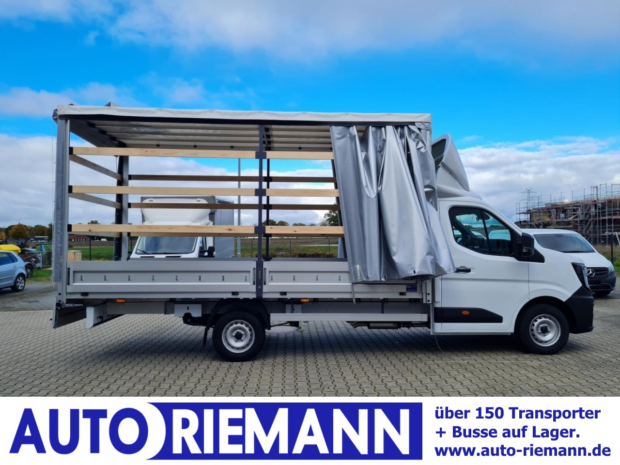 Renault Master Pritsche 2x Schiebe Plane 10 Pal. LUFTFEDERUNG - Тентованный фургон: фото 1 Renault Master Pritsche 2x Schiebe Plane 10 Pal. LUFTFEDERUNG - Тентованный фургон: фото 1