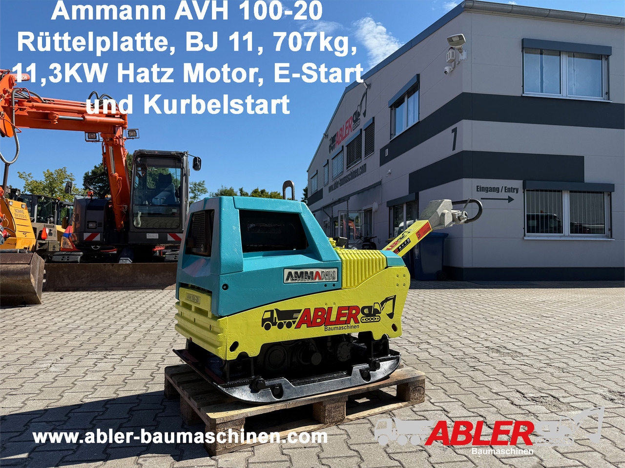 Ammann AVH 100-20 Rüttelplatte E-Start - Виброплита: фото 1 Ammann AVH 100-20 Rüttelplatte E-Start - Виброплита: фото 1