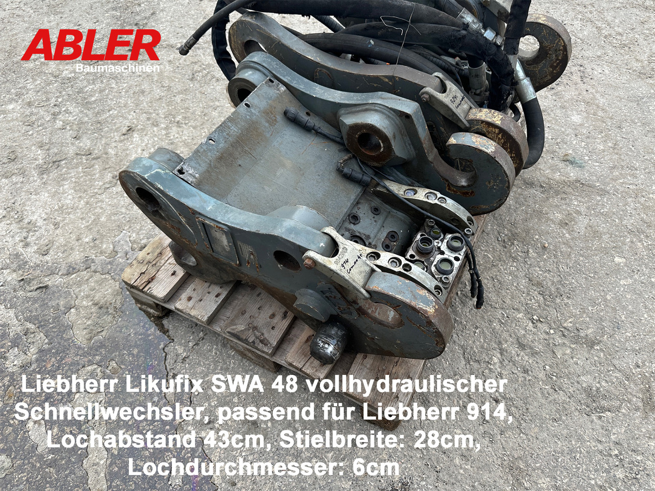 Likufix Liebherr SWA48 Schnellwechsler Vollhydraulisch - Сцепное устройство: фото 1 Likufix Liebherr SWA48 Schnellwechsler Vollhydraulisch - Сцепное устройство: фото 1