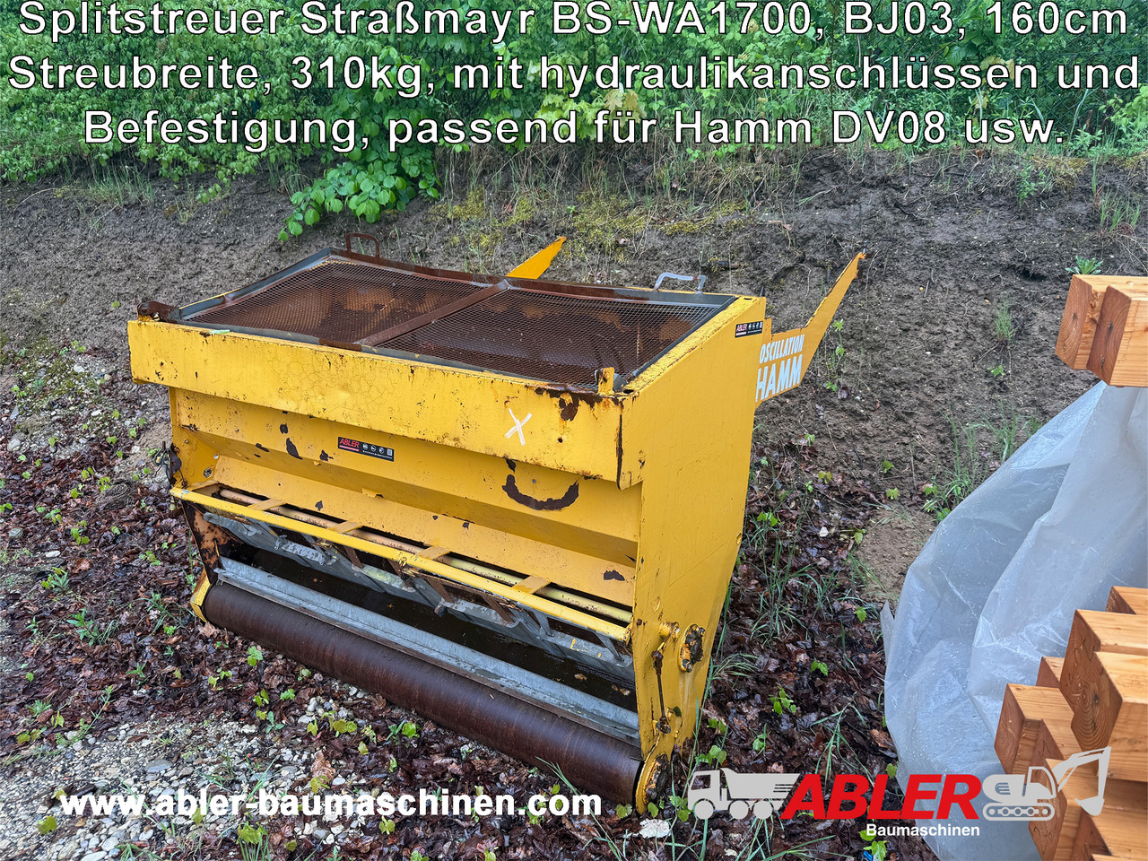 Splitstreuer 160 cm Straßmayr BS-WA 1700 Hamm DV8 - Разбрасыватель песка/ Соли: фото 1 Splitstreuer 160 cm Straßmayr BS-WA 1700 Hamm DV8 - Разбрасыватель песка/ Соли: фото 1