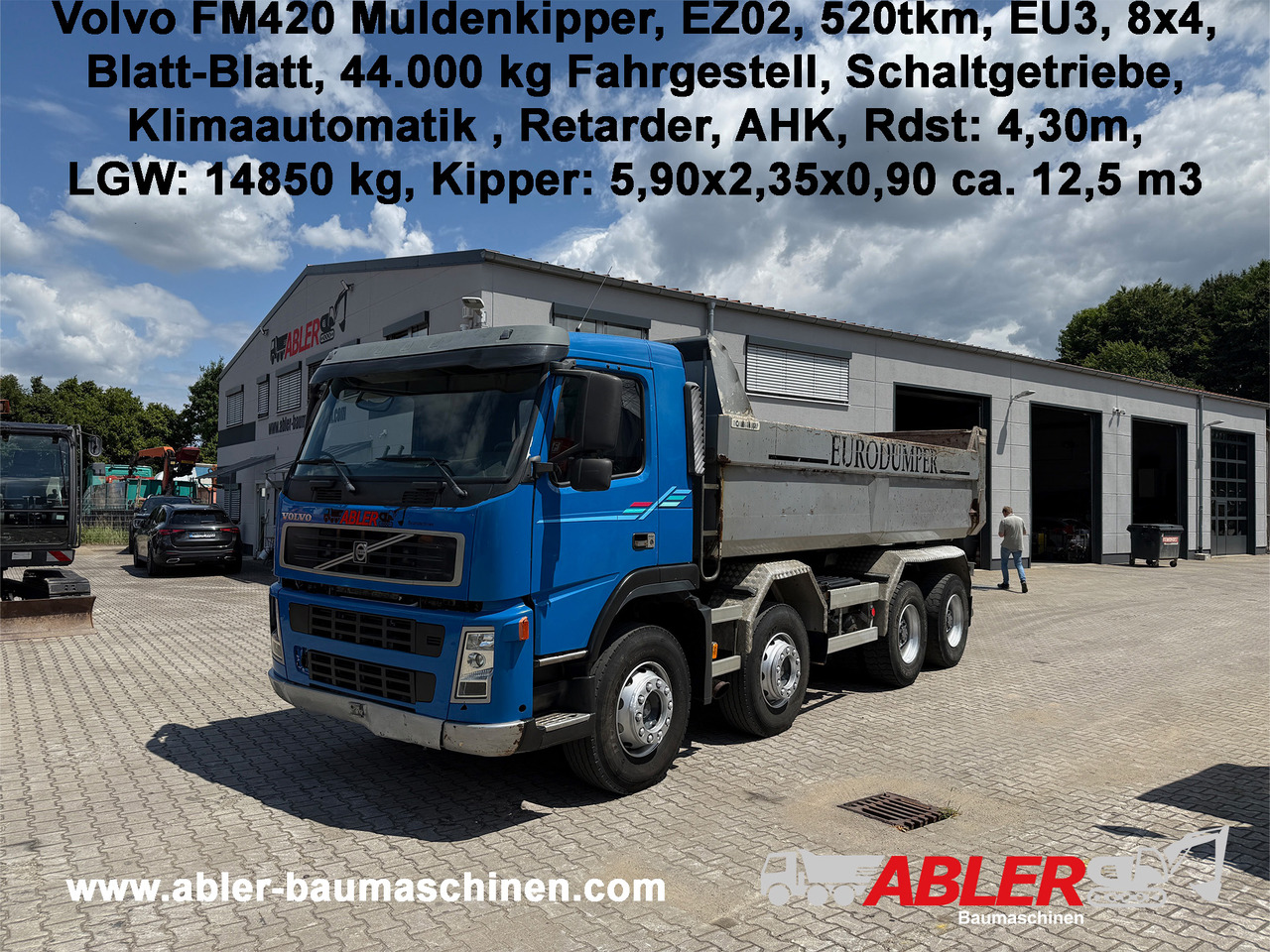Volvo FM420 Muldenkipper AHK Klima Retarder - Самосвал: фото 1 Volvo FM420 Muldenkipper AHK Klima Retarder - Самосвал: фото 1