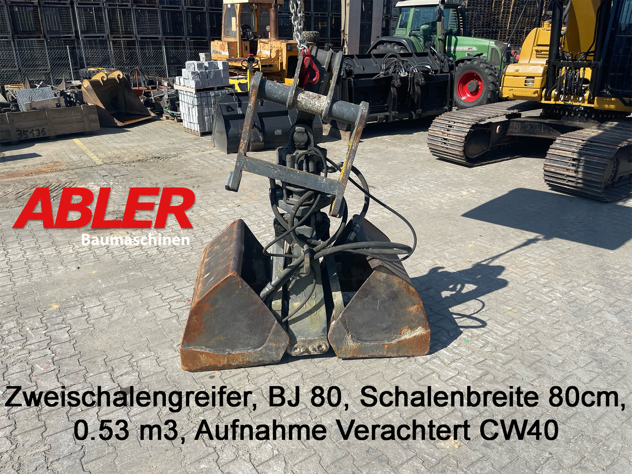 Zweischalengreifer 80cm 0,53m3 - Грейферный ковш: фото 1 Zweischalengreifer 80cm 0,53m3 - Грейферный ковш: фото 1