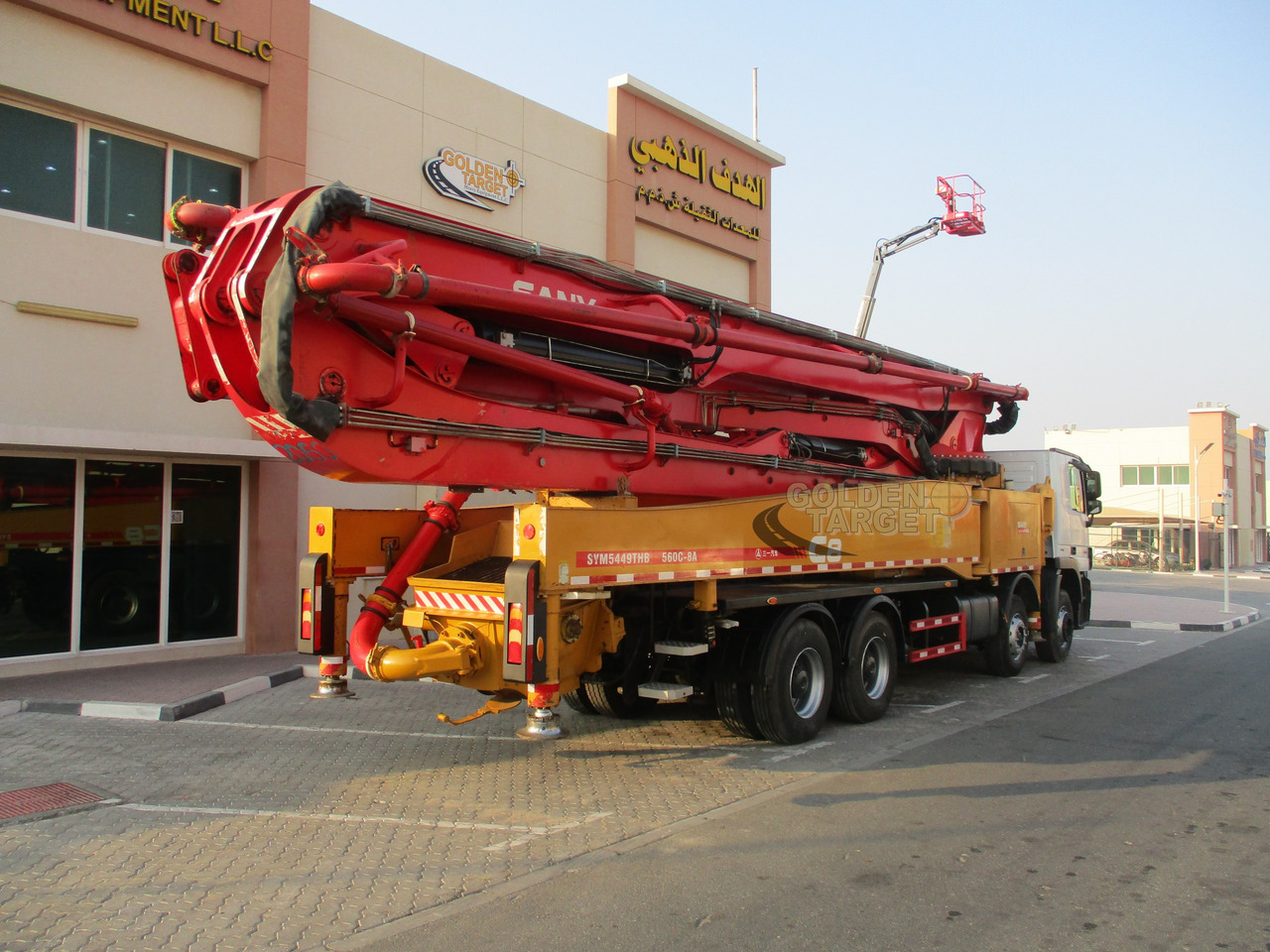 Mercedes ACTROS 4144 8x4 SANY 56m Concrete Pump - Автобетононасос: фото 3 Mercedes ACTROS 4144 8x4 SANY 56m Concrete Pump - Автобетононасос: фото 3