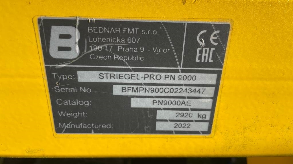 Bednar Striegel PRO PN 9000 - Борона пружинная: фото 2 Bednar Striegel PRO PN 9000 - Борона пружинная: фото 2