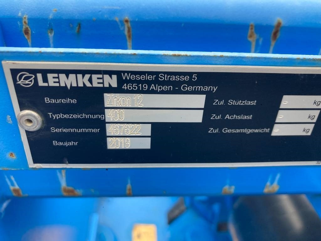 Lemken Zirkon 12/400 - Почвофреза: фото 3 Lemken Zirkon 12/400 - Почвофреза: фото 3