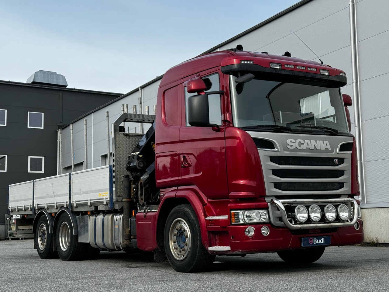Грузовик бортовой/ Платформа, Автоманипулятор Kranbil Scania G360 -2016 | Palfinger PK 22002-EH-E: фото 1