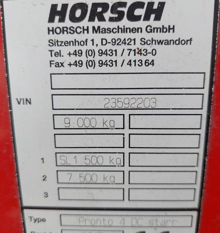 Сеялка Horsch Pronto 4 DC PPF med DouDrill: фото 15