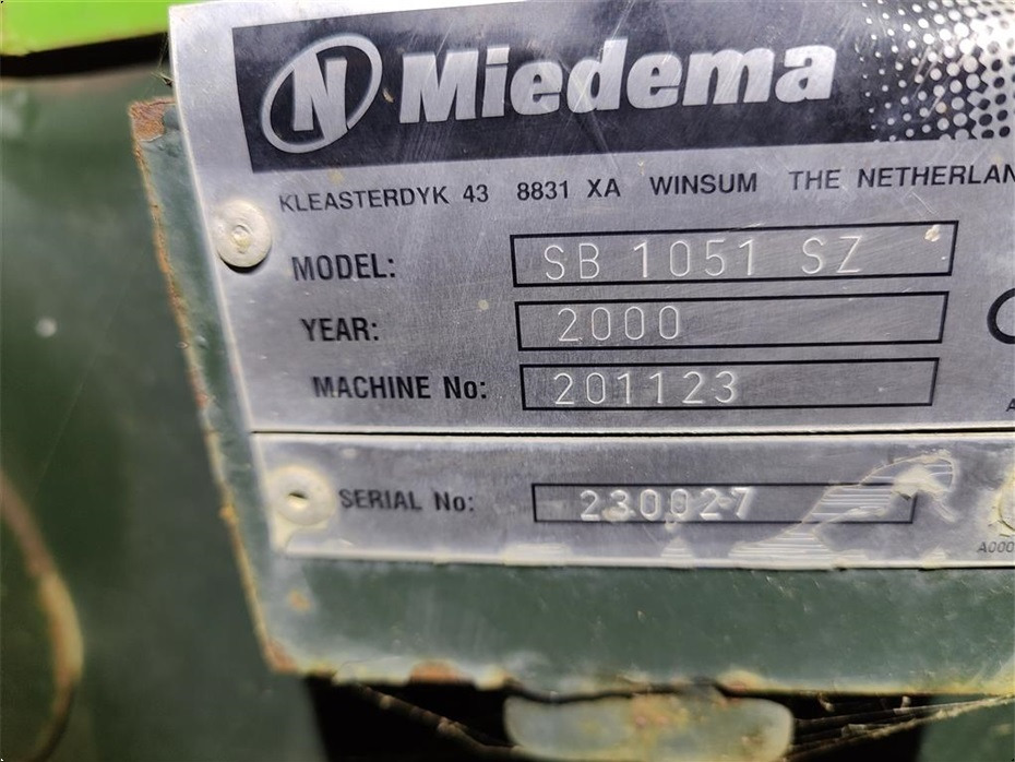 Miedema
SB 1051 - Картофельная техника: фото 5 Miedema
SB 1051 - Картофельная техника: фото 5