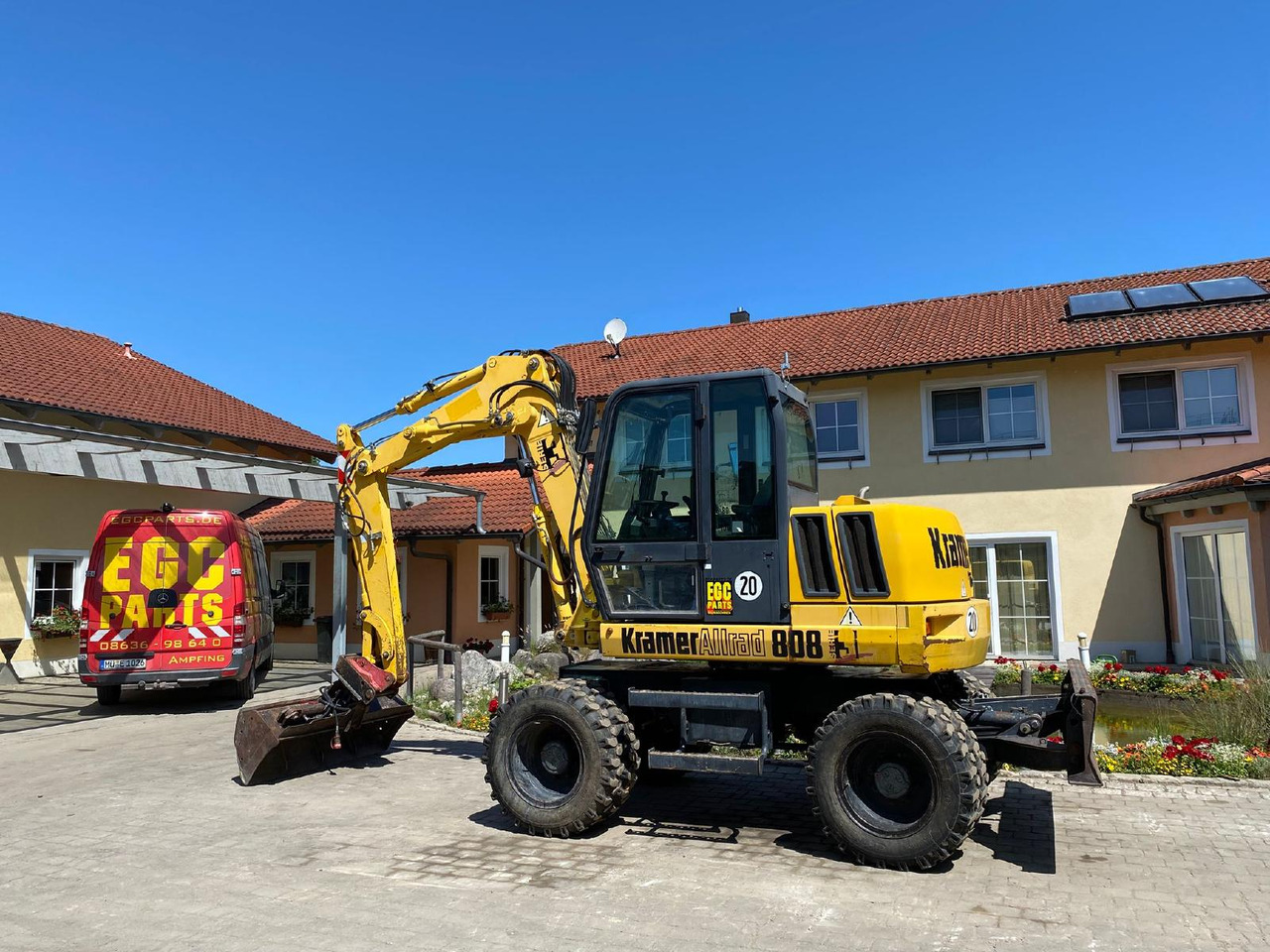 Колёсный экскаватор Kramer 808-3: фото 1