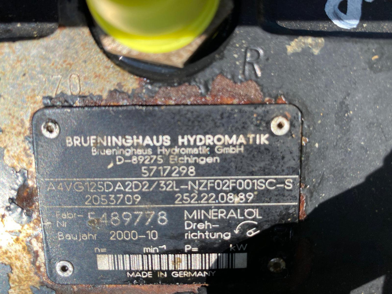 Liebherr A4VG125, PVG350 aus L564 - Гидравлический насос для Строительной техники: фото 5 Liebherr A4VG125, PVG350 aus L564 - Гидравлический насос для Строительной техники: фото 5