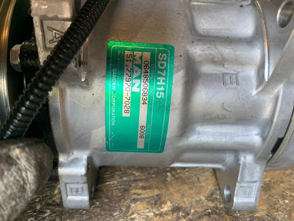 MAN Sanden SD7H15 51.77970-7028 MAN TGA TGM TGX TGL NEOPLAN BUS truck - Компрессор кондиционера для Грузовиков: фото 5 MAN Sanden SD7H15 51.77970-7028 MAN TGA TGM TGX TGL NEOPLAN BUS truck - Компрессор кондиционера для Грузовиков: фото 5