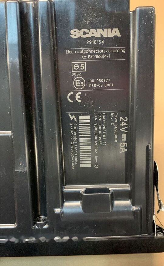 Scania NOWY 24V 5A 2918154 TYPE: SE5000-8 2918154 Scania truck - Тахограф для Грузовиков: фото 2 Scania NOWY 24V 5A 2918154 TYPE: SE5000-8 2918154 Scania truck - Тахограф для Грузовиков: фото 2