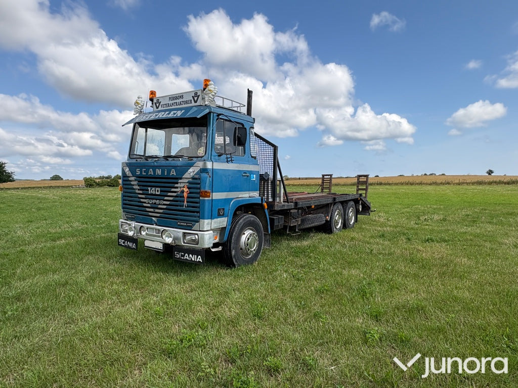 Scania LBS 140 med vinsch - Грузовик бортовой/ Платформа: фото 1 Scania LBS 140 med vinsch - Грузовик бортовой/ Платформа: фото 1