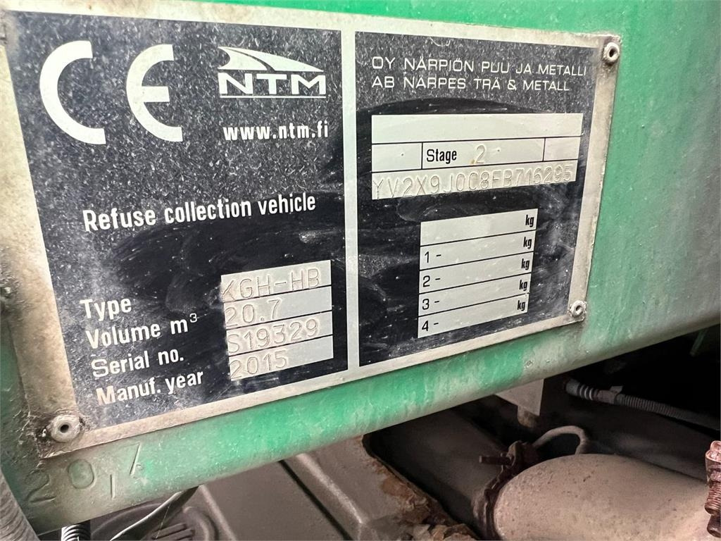 Volvo FM330 - NTM KGH-HB 20,8m3 - Мусоровоз: фото 2 Volvo FM330 - NTM KGH-HB 20,8m3 - Мусоровоз: фото 2