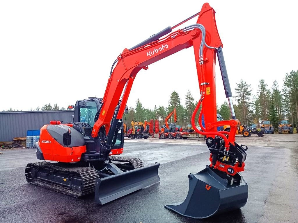 Новый Мини-экскаватор Kubota KX085-5 -UUTUUS- KMÄKI/PIRKKALA/TUUSULA: фото 9